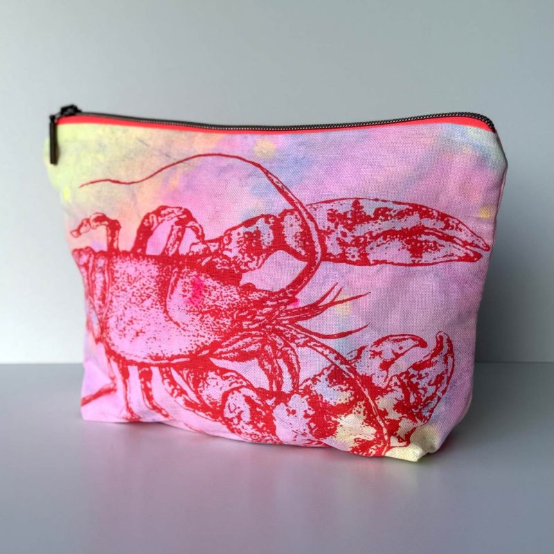 Frohstoff Atelier Etui mit Maritimen Motiven - Hummer und Barsch