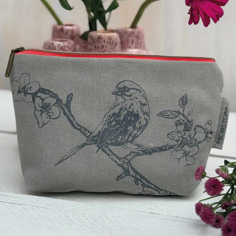 Frohstoff Etui mit dem Motiv Spatz in der Größe medium