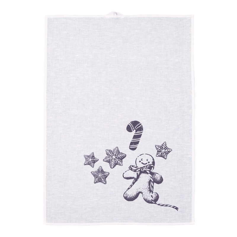 Frohstoff Halbleinen Geschirrtuch mit Lebkuchen als Motiv