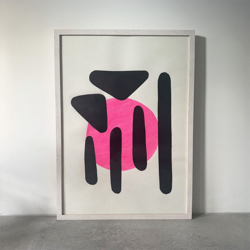 Siebdruck Poster Geomorganics