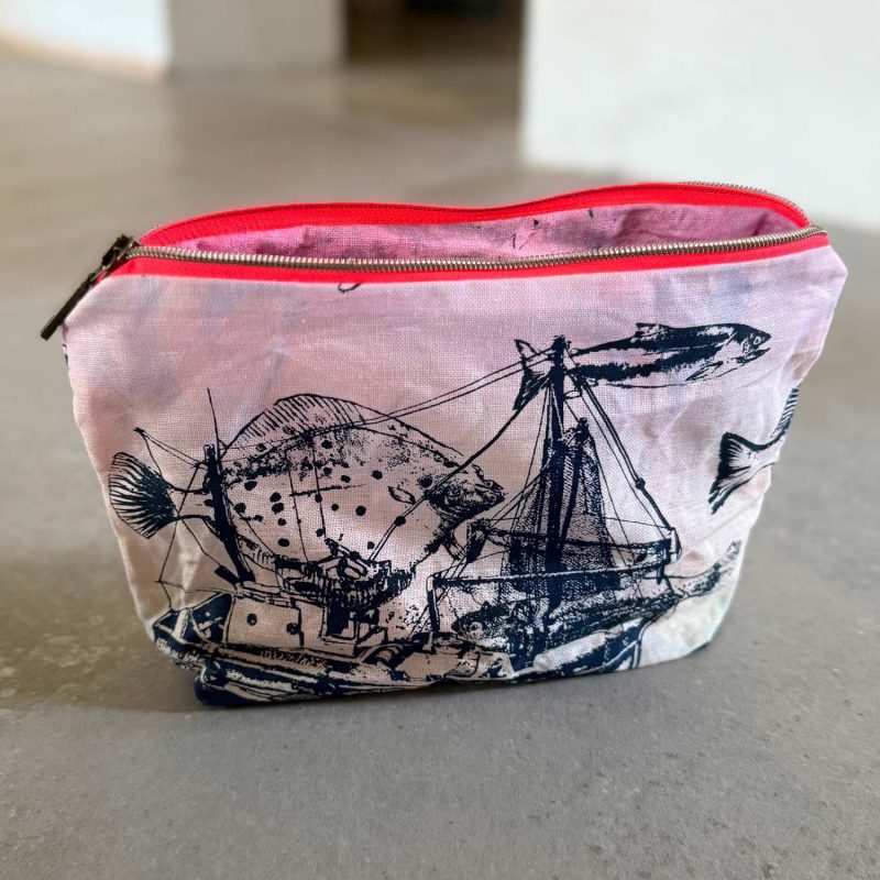 Frohstoff Atelier Etui mit maritimen Motiven in bunten Farben