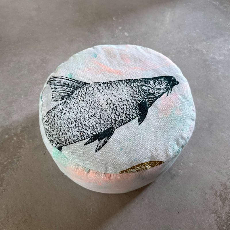 Frohstoff Atelier Yogakissen mit dem Motiv Barsch