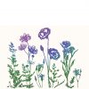 Postkarte Wildblumen