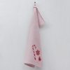 Geschirrtuch Leinen rosa Zuckerstange